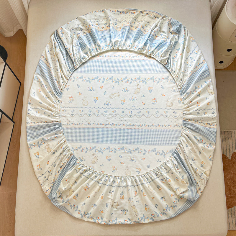 Floral Patterned Fitted Sheet Set