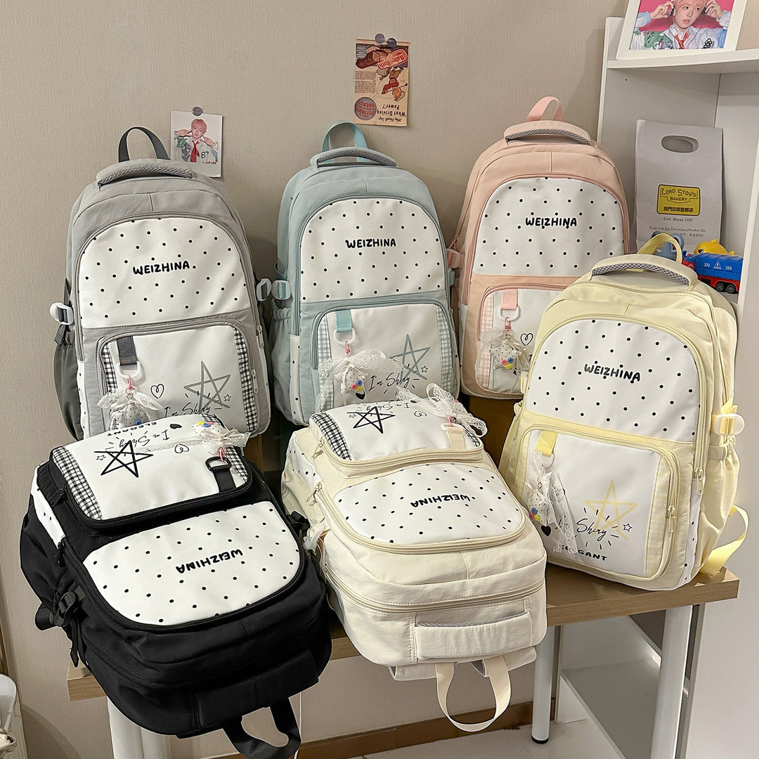 Trendy Polka Dot Backpack Stornfield 1791204846