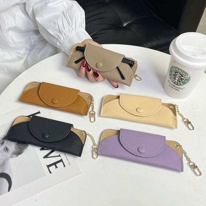 Textured Leather Zip Coin Purse Stornfield