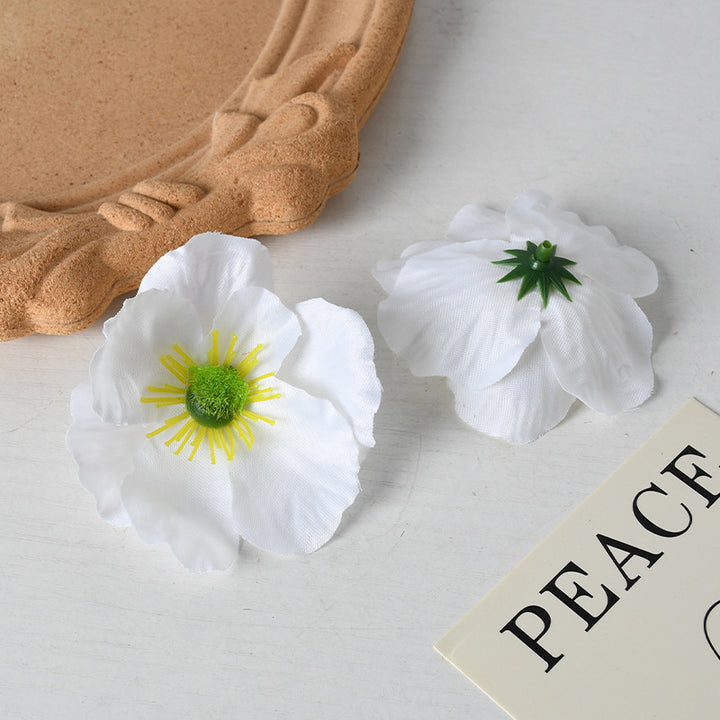 Elegant Fabric Floral Hair Clips