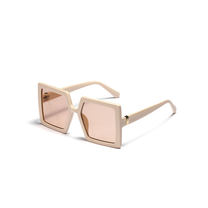Ladies geometric sunglasses with modern, wide frame Stornfield