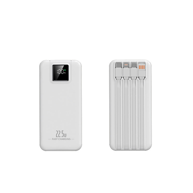 Portable power bank with intelligent fast charging function and digital charge level display Stornfield