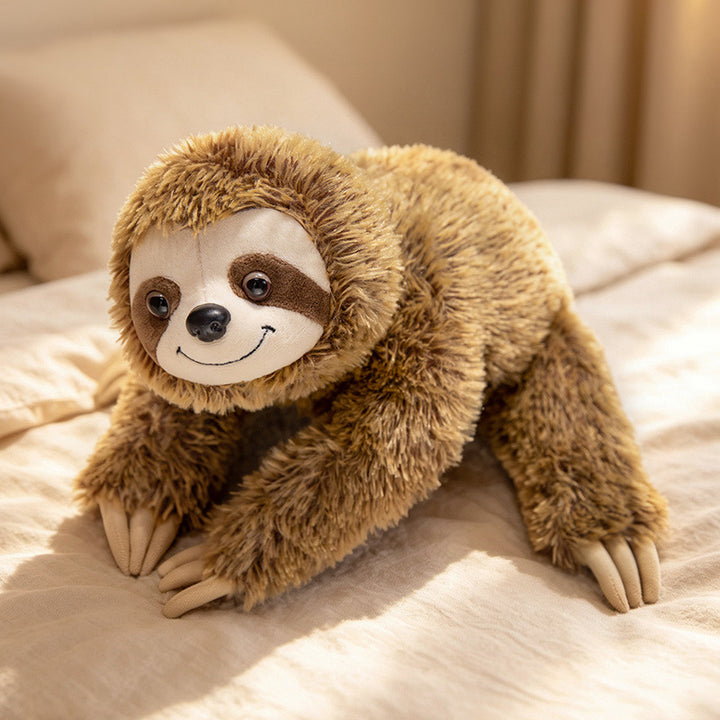 Plush Lifelike Crawling Sloth Cuddle Pillow Stornfield