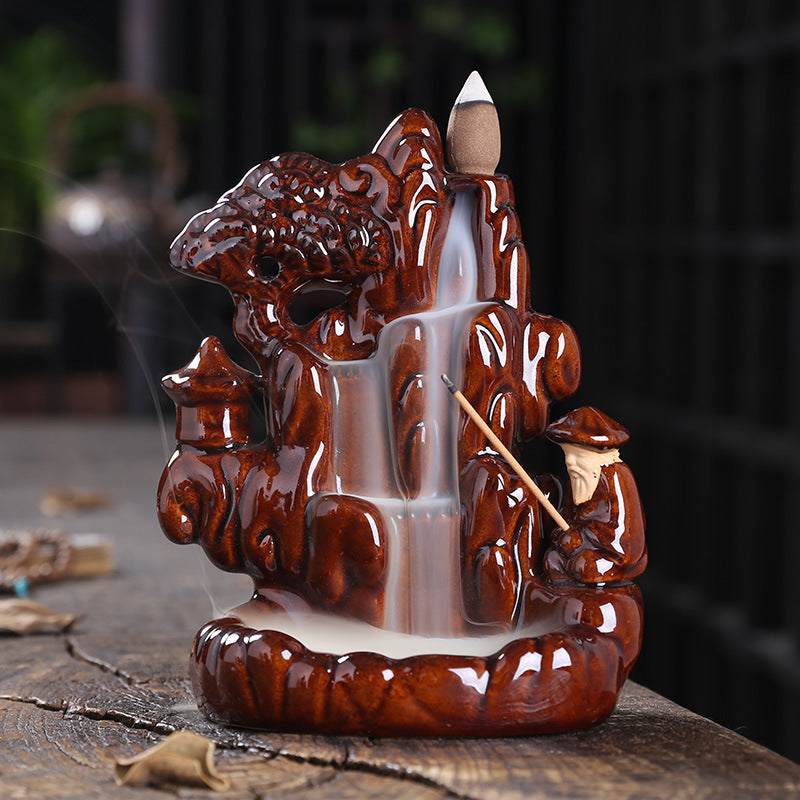 Artistic Waterfall Incense Holder  1791463579