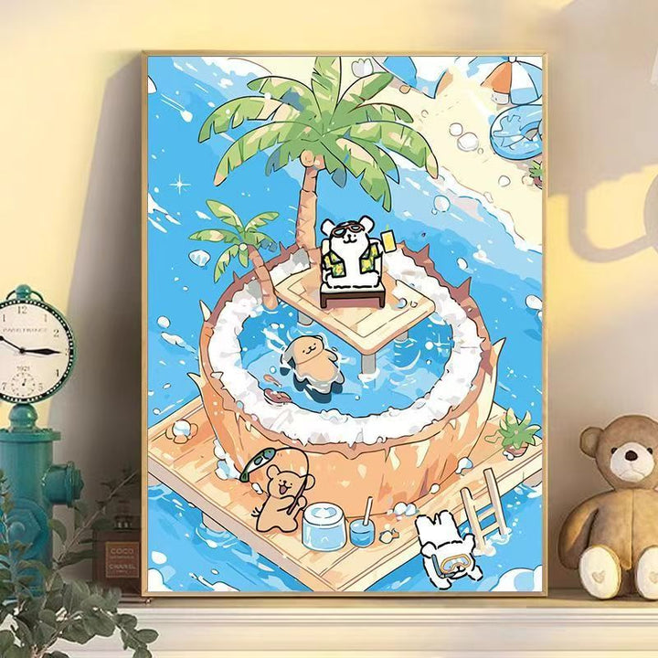 Playful Cartoon Dog Wall Art Stornfield