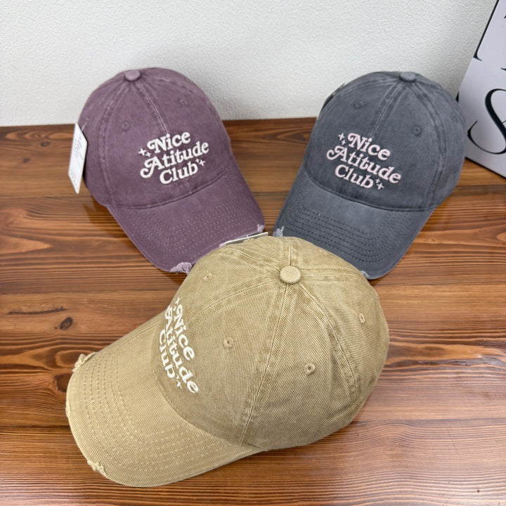 Men's Distressed Cotton Baseball Cap Stornfield 1784270476