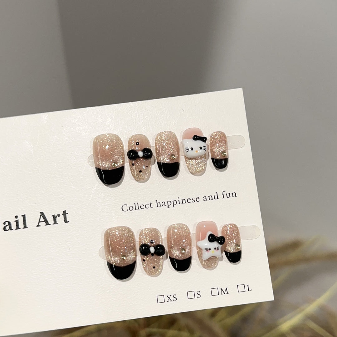 Creative Themed Press-On Nail Set