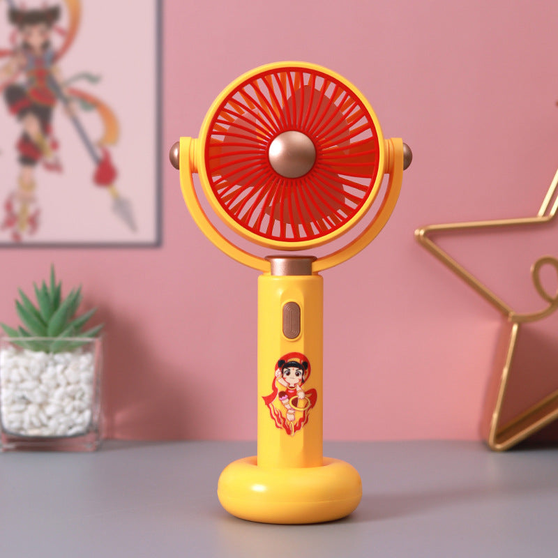Unisex Portable Hand Fan in Playful Design Stornfield