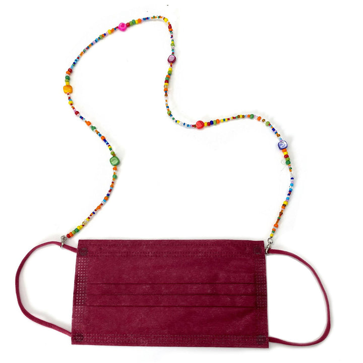 Colorful Beaded Eyewear Retainer Chain Stornfield