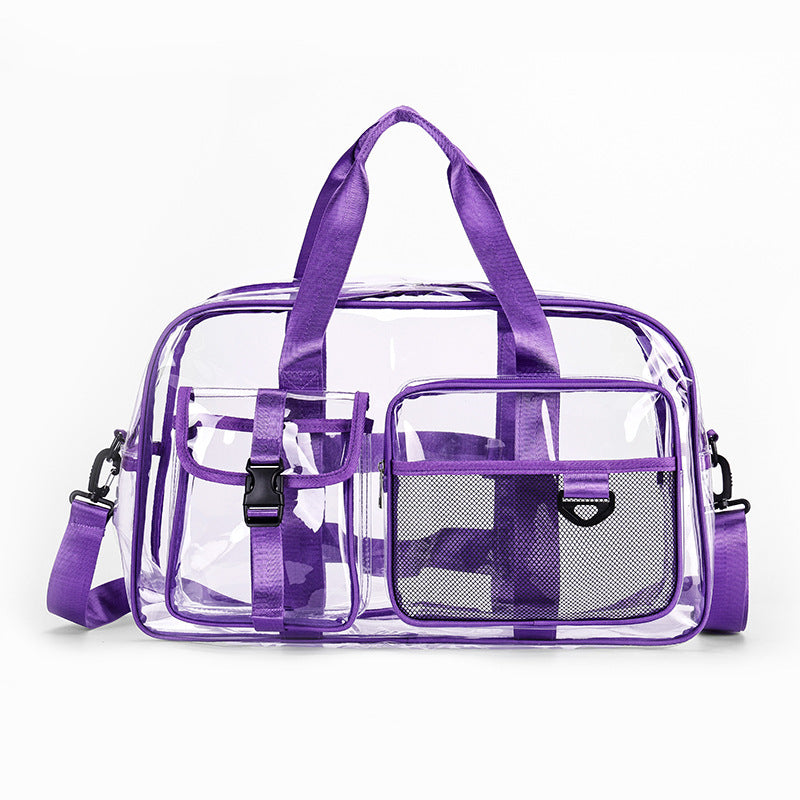 Transparent sports bag with multifunctional compartments Stornfield