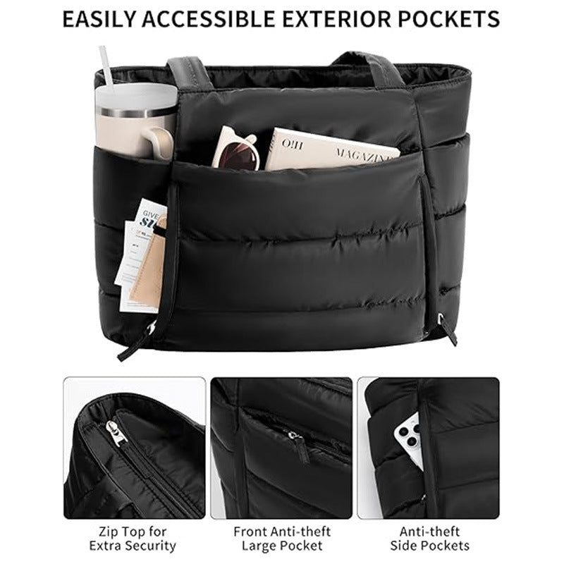 Multifunctional shopping bag with insulating compartments Stornfield