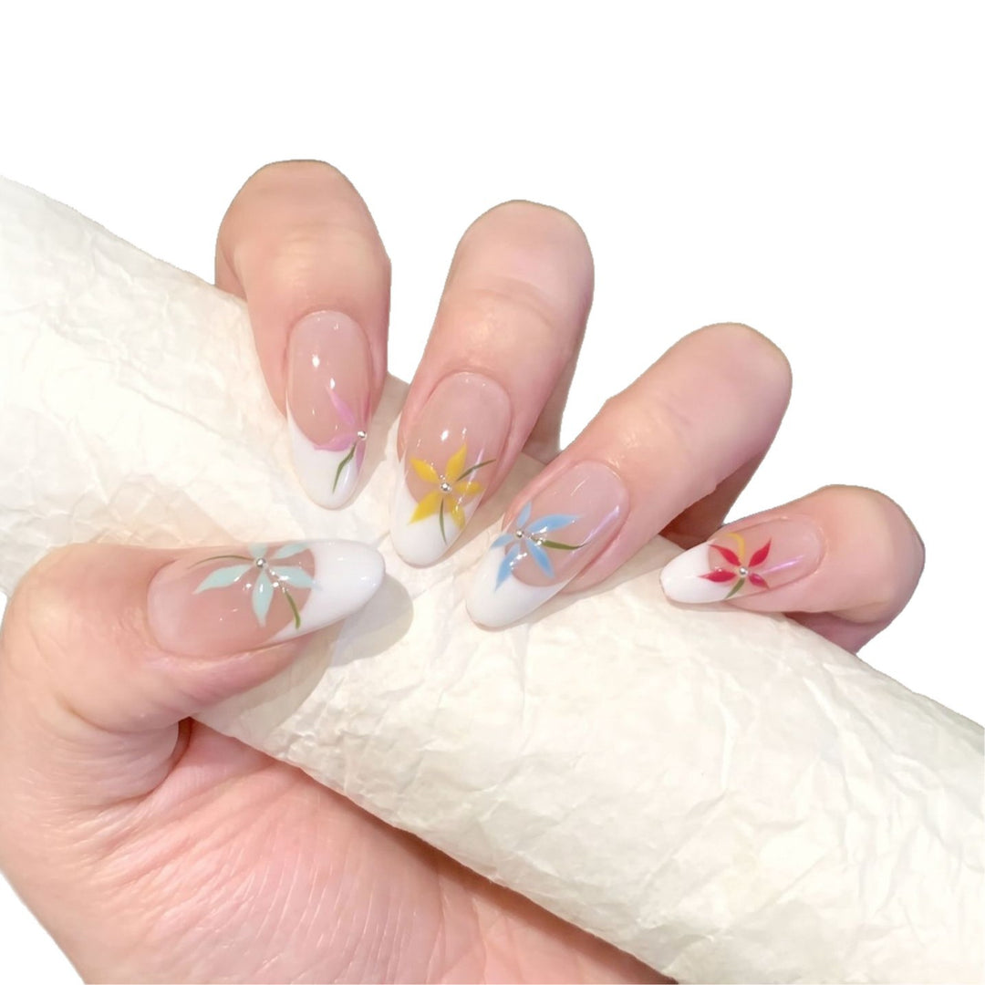 Floral Art Press-On Nail Set Stornfield