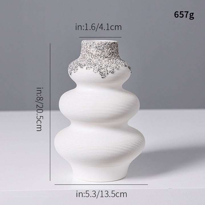 Decorative Textured Ceramic Vase Stornfeild