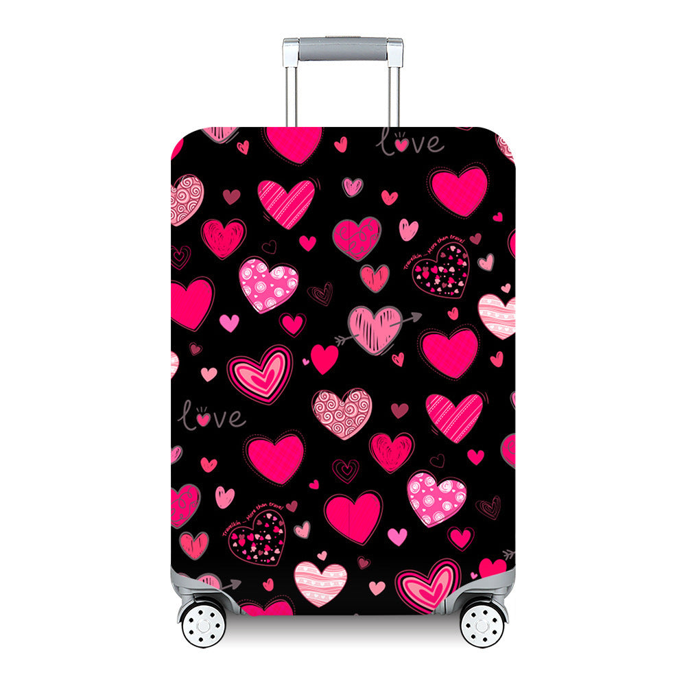 Women's Hard Shell Travel Suitcase with Custom Statement Design Stornfield