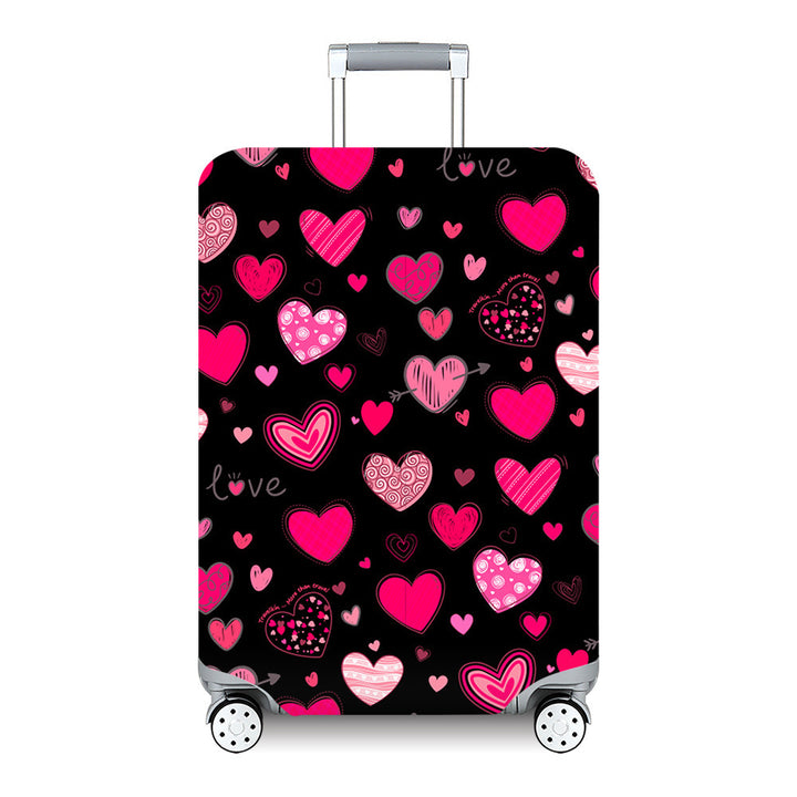 Women's Hard Shell Travel Suitcase with Custom Statement Design Stornfield