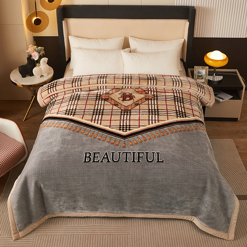 Decorative Fleece Throw Blanket Stornfield