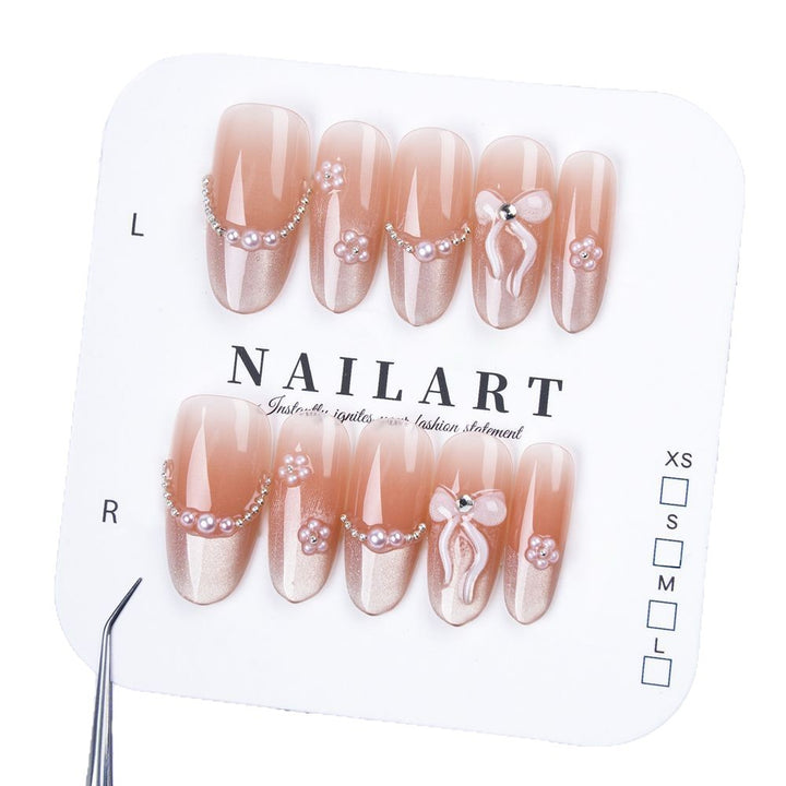 Decorative 3D Butterfly Press-On Nails Stornfield