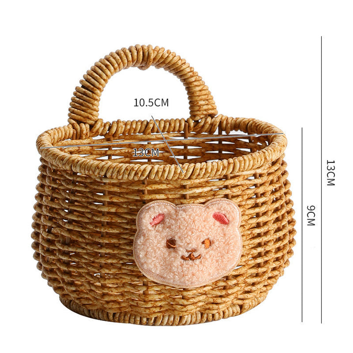Handwoven Storage Basket with Ergonomic Handle Stornfield