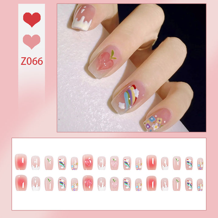 Creative nail art set with colorful fruit motifs and stylish designs Stornfield