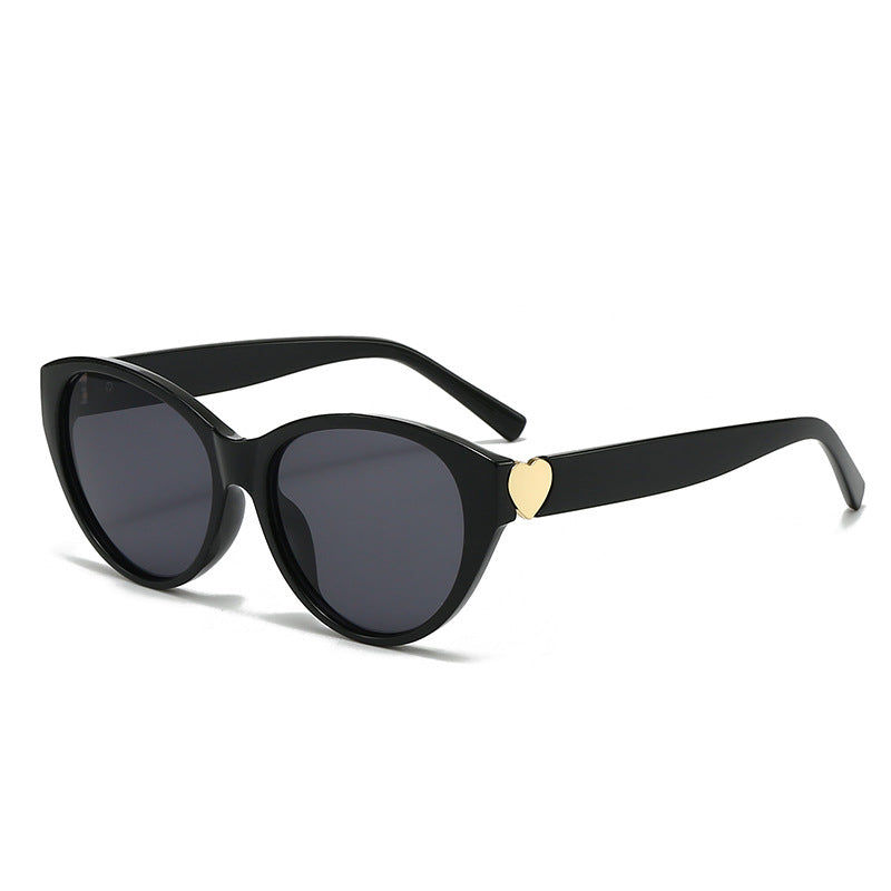 Women Cat-Eye Sunglasses with Heart Design Stornfield