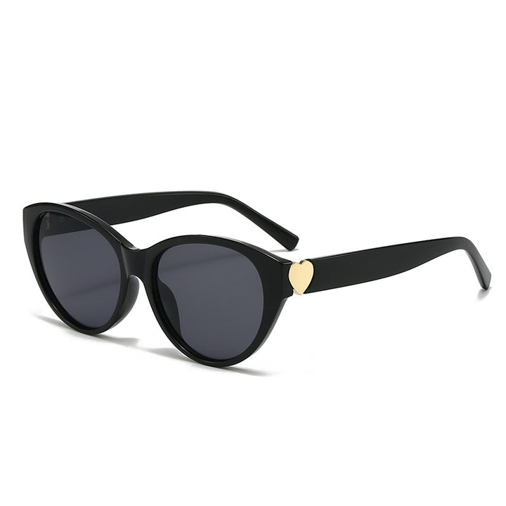 Women Cat-Eye Sunglasses with Heart Design Stornfield