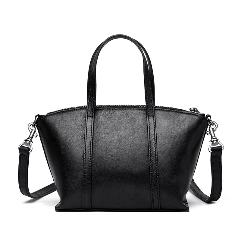 Textured Leather Handbag Stornfield