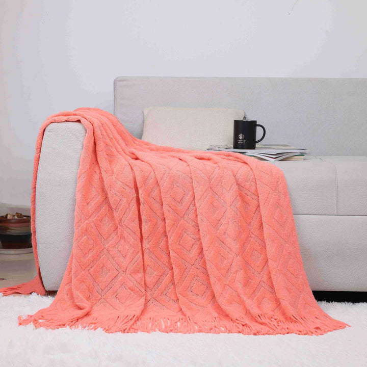 Cozy Knit Throw Blanket Stornfield