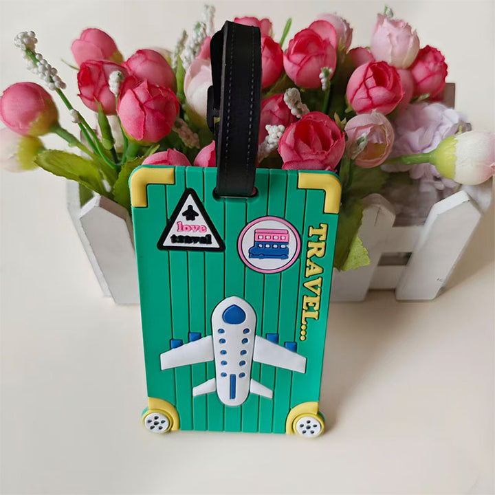 Unisex Travel-Themed Luggage Identifier Stornfield