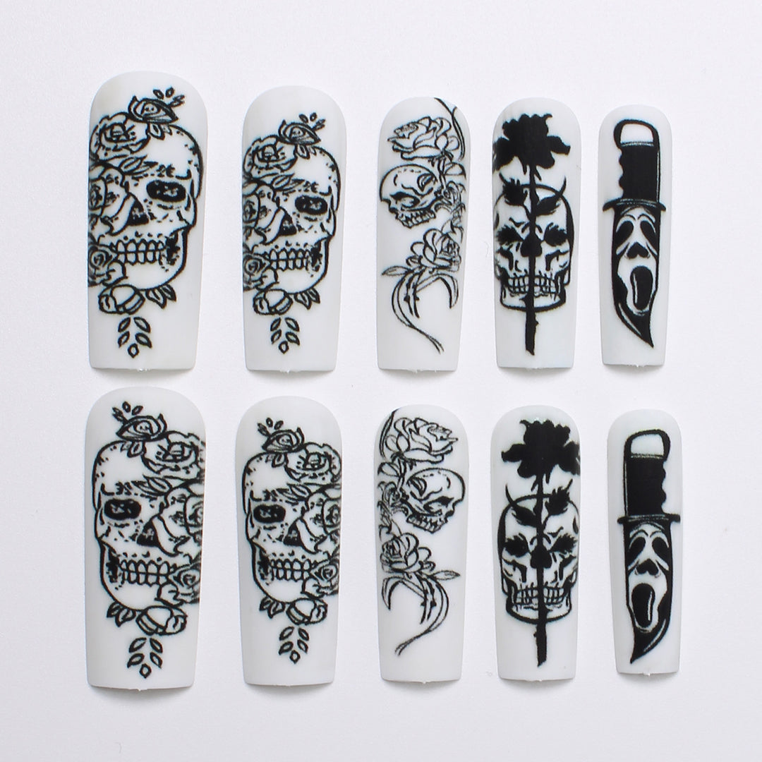 Glamorous Halloween Art Nails Stornfield