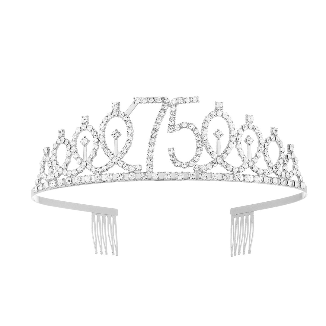 Women's Crystal-Embellished Tiara with Elegant Design Stornfield