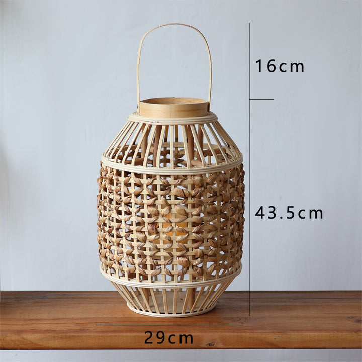 Handcrafted Rattan Lantern Stornfield