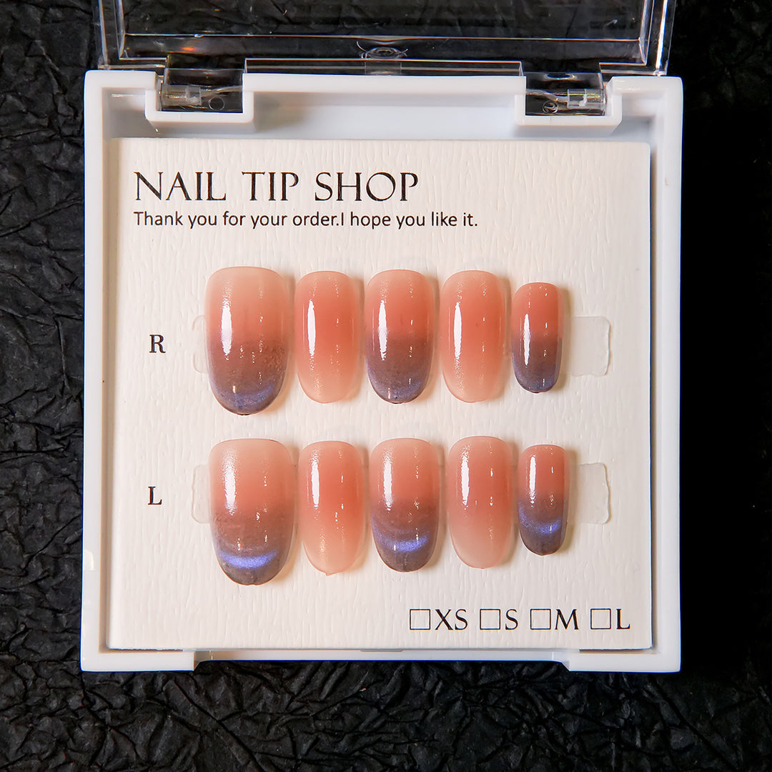 Elegant Ombre Press-On Nail Set