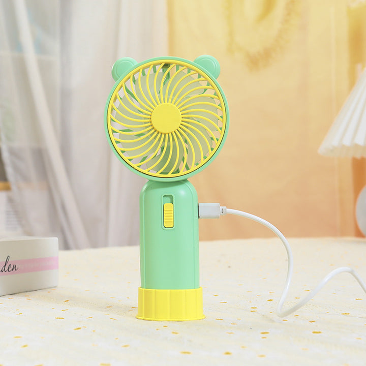 Women's Portable Handheld Fan with Cute Animal Design Stornfield