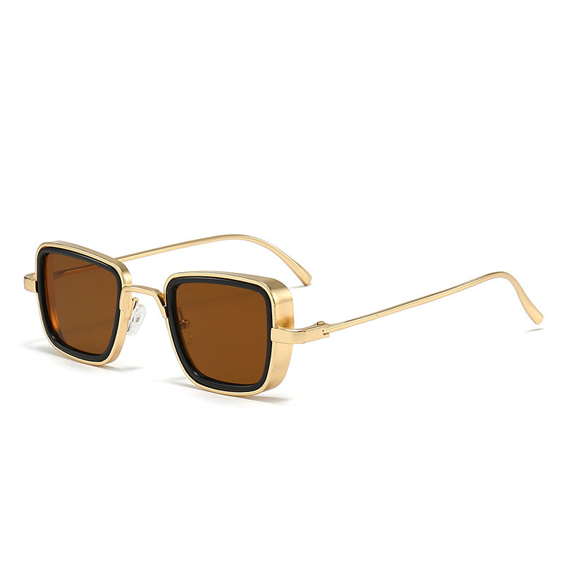Women's stylish square sunglasses with elegant metal frame Stornfield