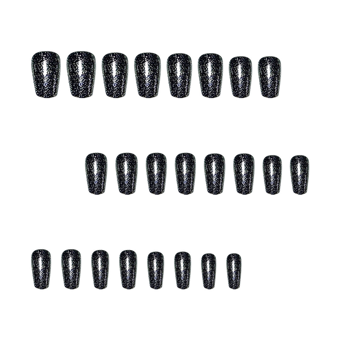 Premium Glittery Long Stiletto Nail Extensions Stornfield