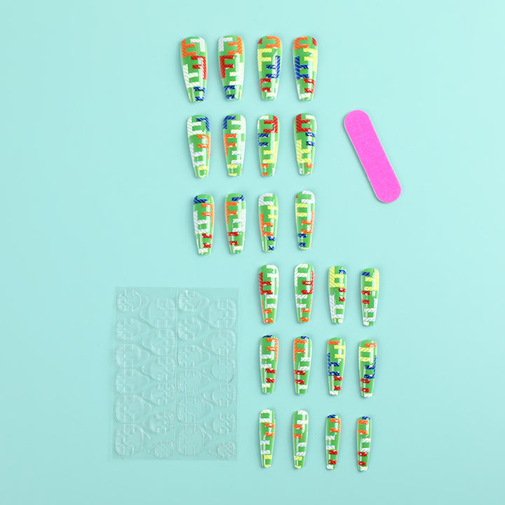 Creative and stylish art nails Stornfield