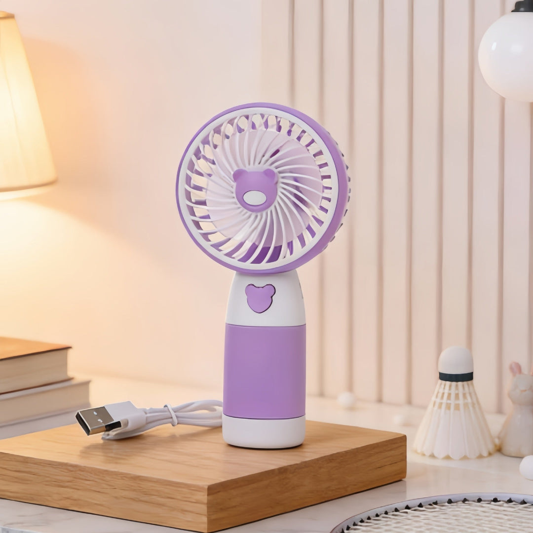 Ladies Portable Mini USB Fan with Animal Lion Design Stornfield