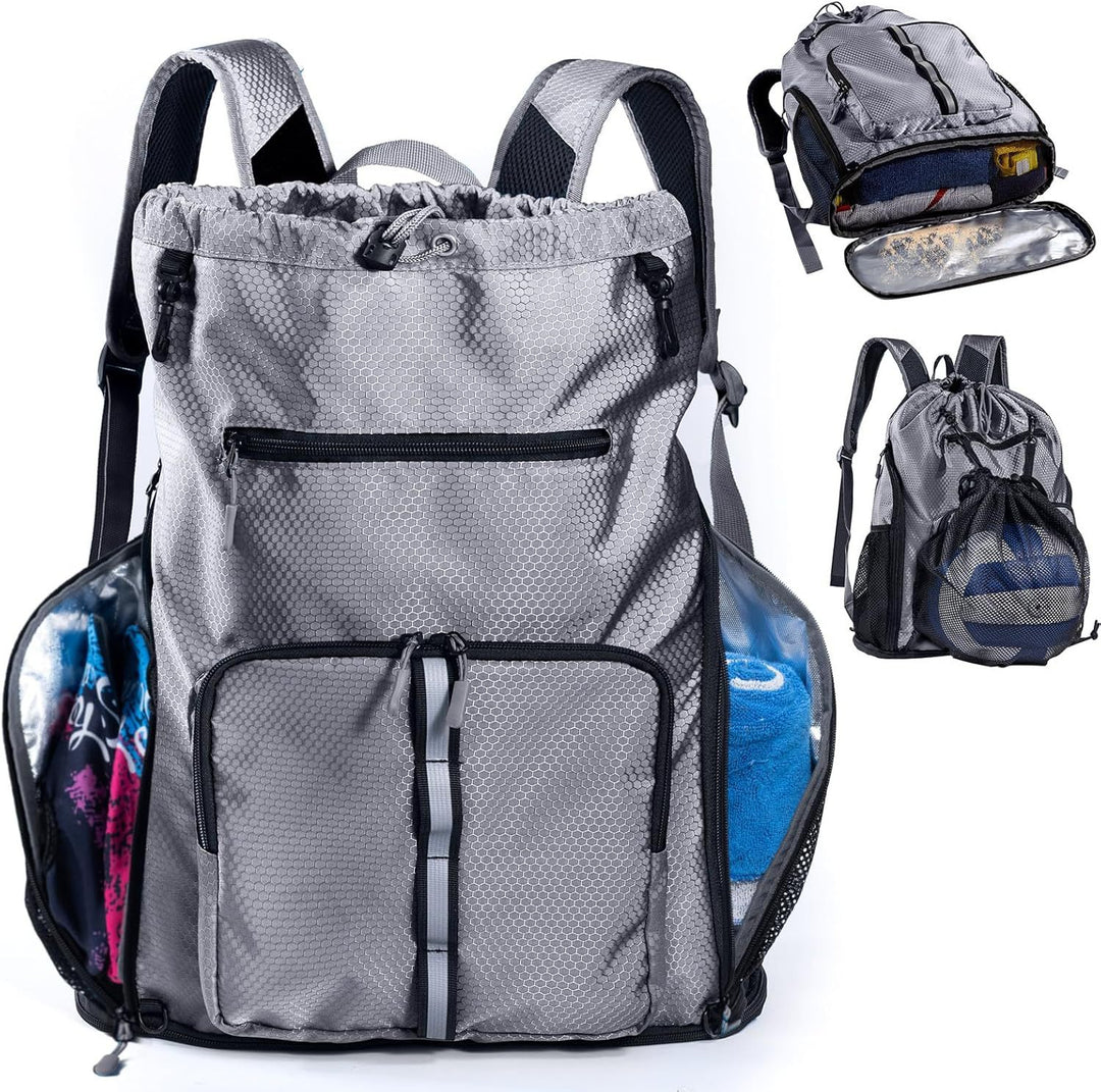 Multifunctional leisure backpack with special compartments for towels and sports accessories Stornfield