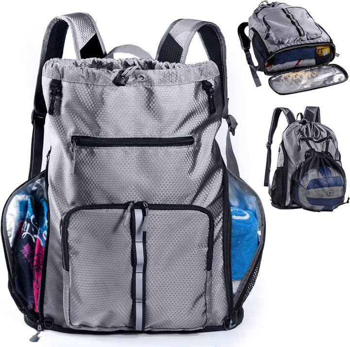 Multifunctional leisure backpack with special compartments for towels and sports accessories Stornfield