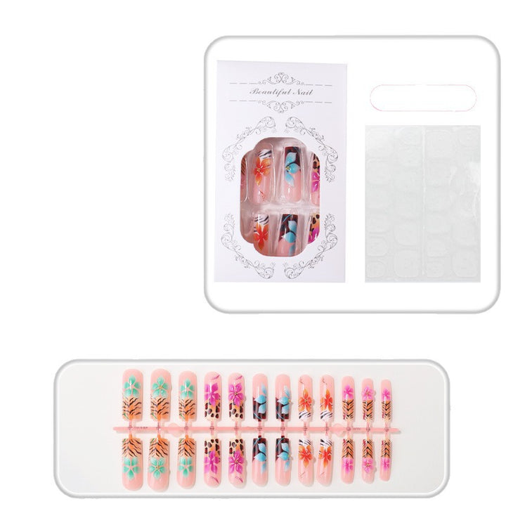 Floral Art Press-On Nail Tips Stornfield