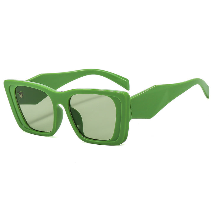 Women's oversized designer sunglasses with futuristic frame Stornfield