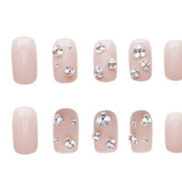 Glamorous Rhinestone-Decorated Press-On Nails Stornfield