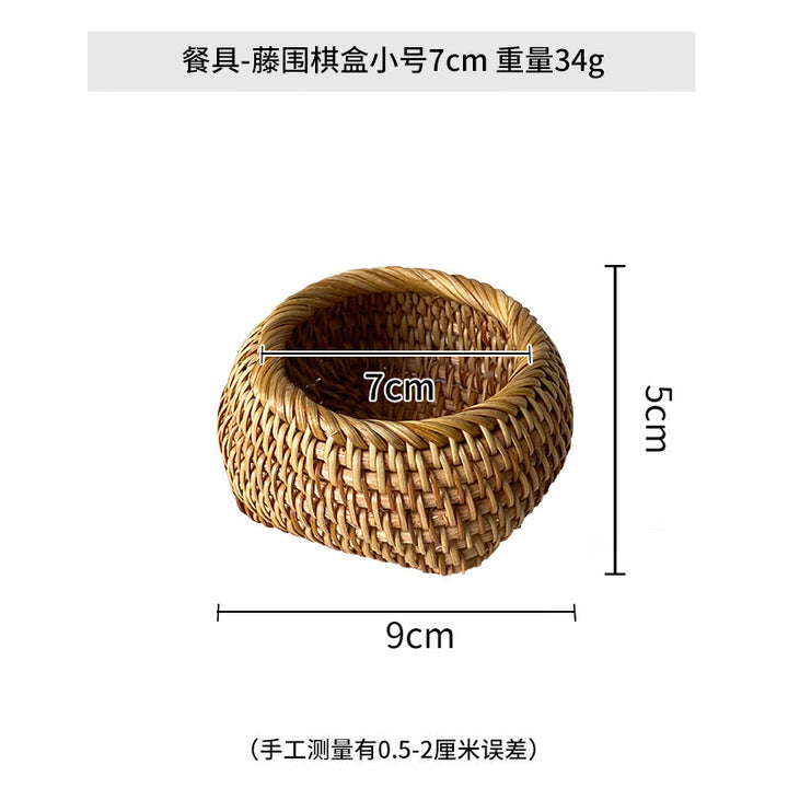 Ladies basket made of woven rattan Stornfield