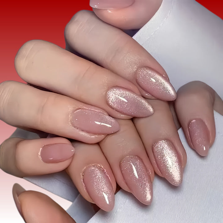 Luxurious artificial nails with glitter effect Stornfield