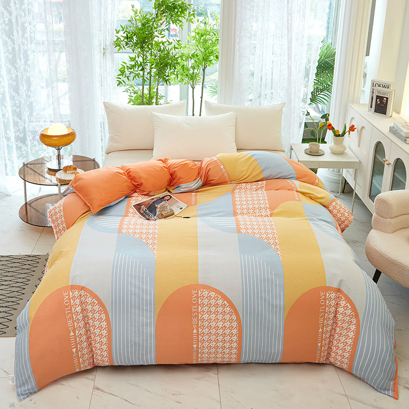 Elegant Floral Patterned Duvet Cover Set