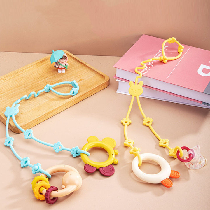 Decorative Flexible Floral Bear Motif Plastic Headband