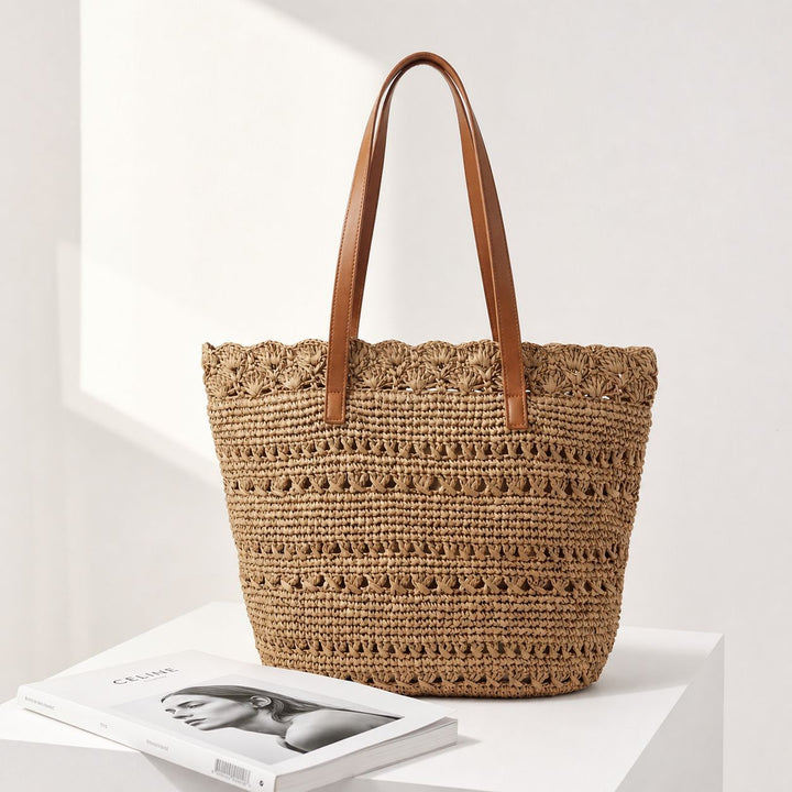 Handcrafted shoulder bag with unique mesh structure Stornfield