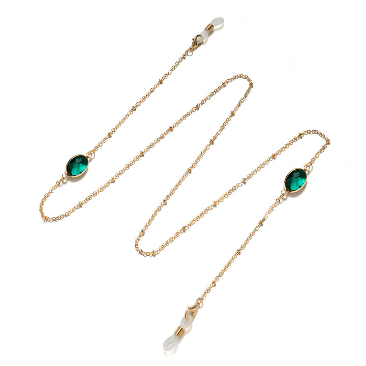 Chic Gemstone-Accented Eyewear Chain Stornfield