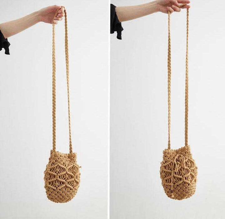 Hand-knit Macrame Shoulder Bag Stornfield