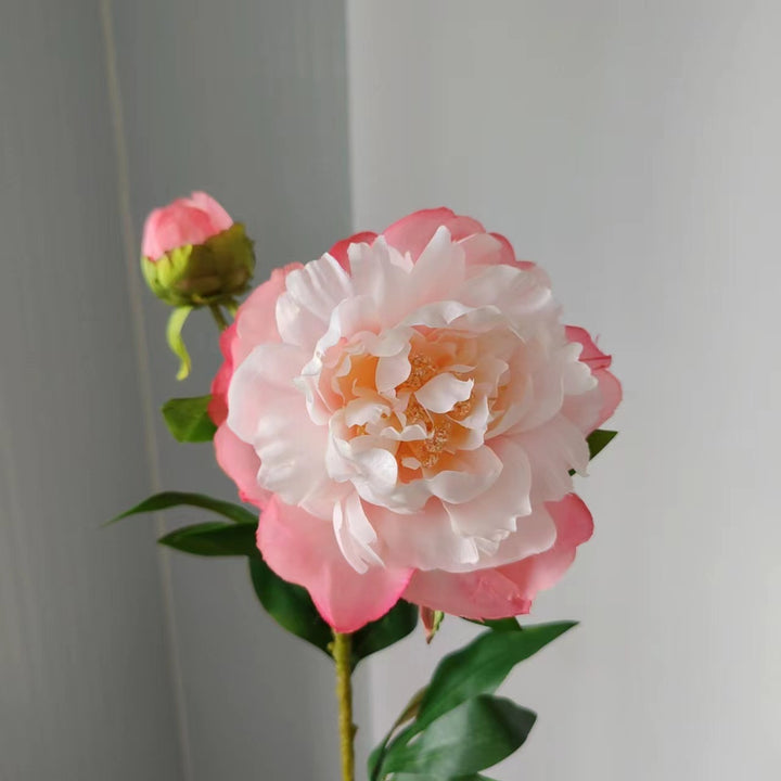 Premium Artificial Peony Stem